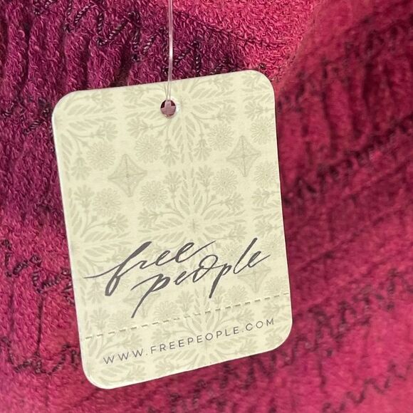 Free People NWT Maggie Rose Hypnotic Embroidered Top Sz L - Picture 10 of 11